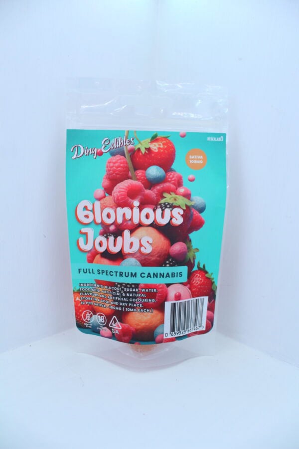 Glorious Jubes Sativa 100mg, edible gummies
