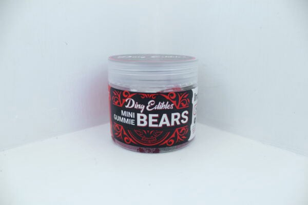 Ding Mini THC Gummie Bears Indica 200mg THC edibles