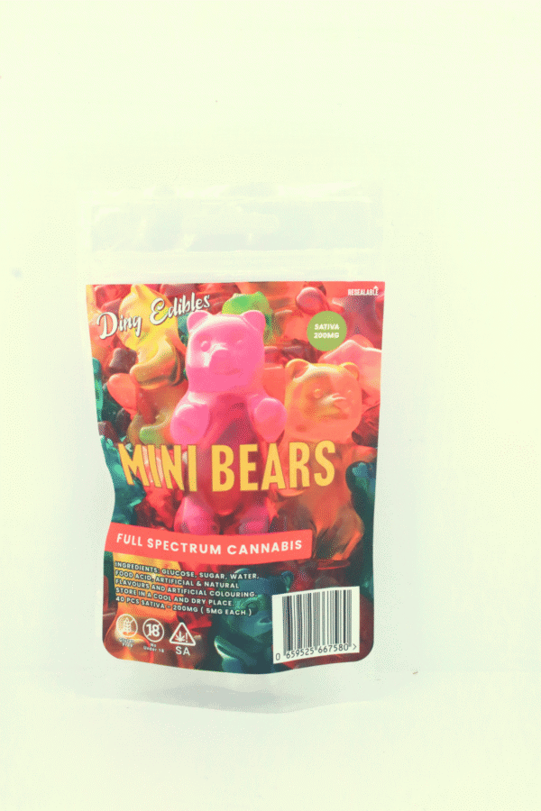 THC Mini Bears Sativa 200mg gummies