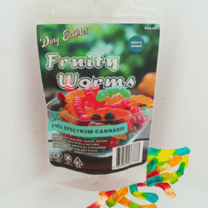 THC Fruity Worms Indica 200mg Edibles