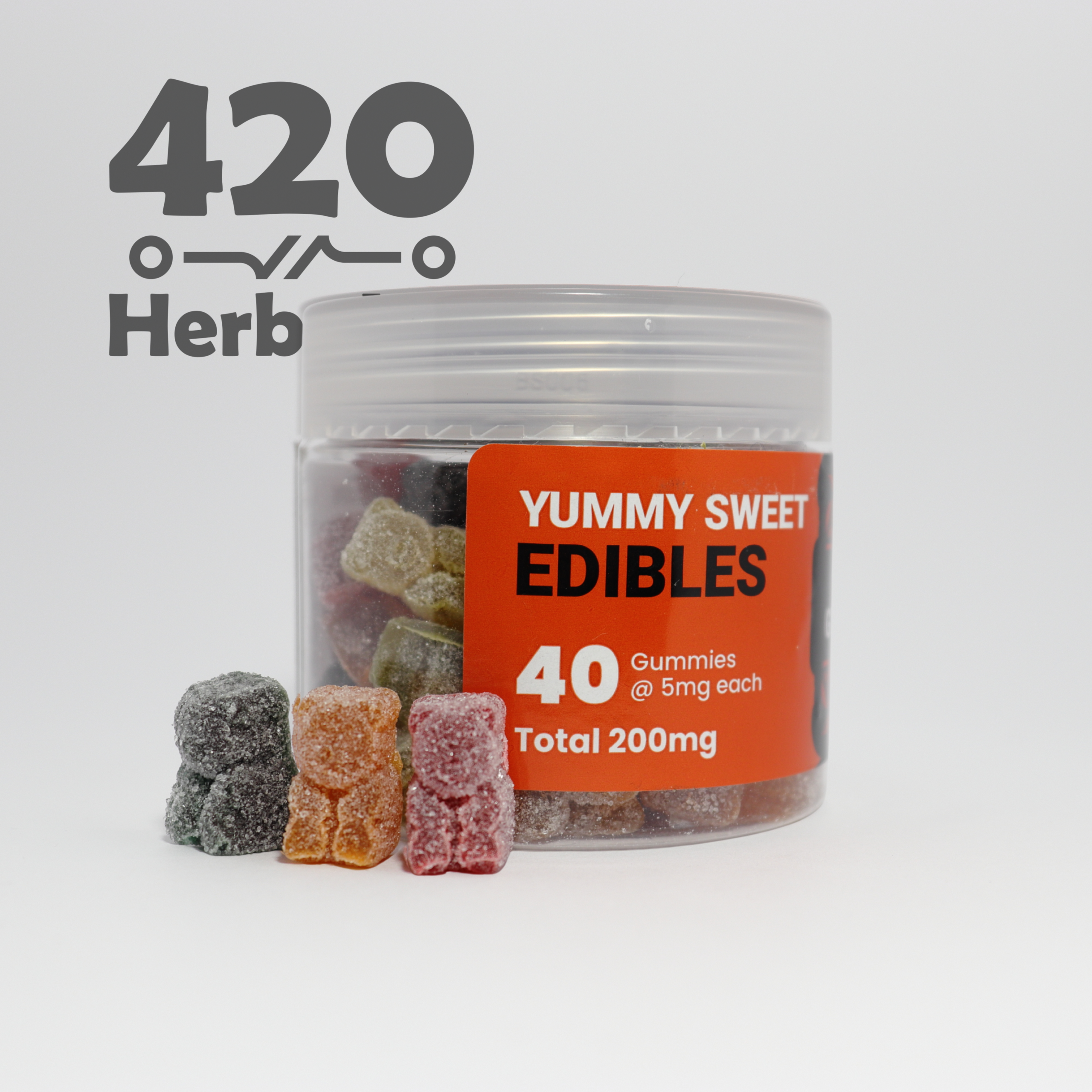 Ding Mini THC Gummie Bears Indica 200mg THC edibles