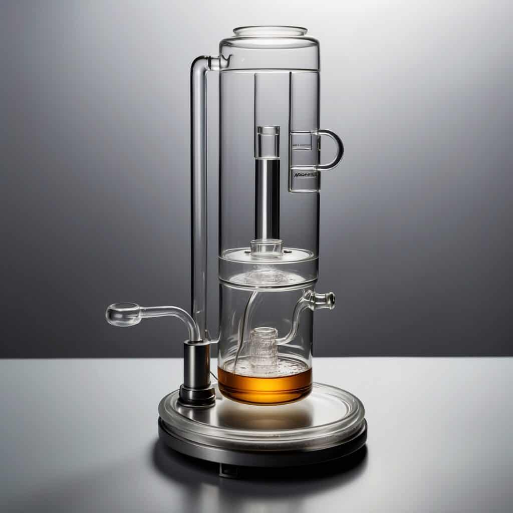 A complex percolator bong
