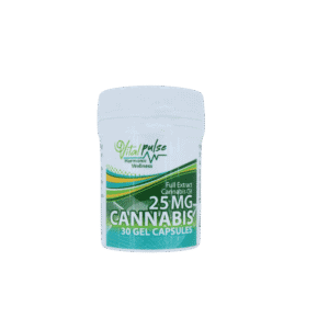 Vita Pulse 25mg Cannabis Gel Capsules, 30 Pack