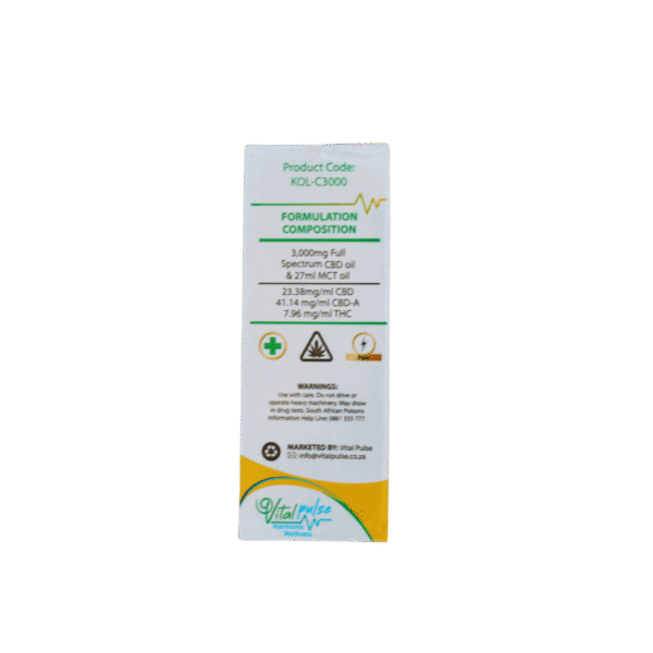 3000mg CBD Cannabis Oil, 30ml - Image 3