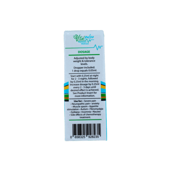 3000mg CBD1:1THC Cannabis Oil, 30ml - Image 2