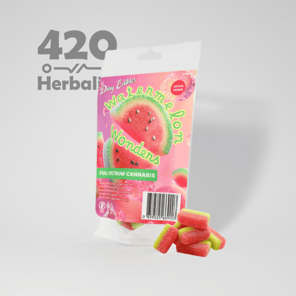 Watermelon Wonders 100mg THC Edibles