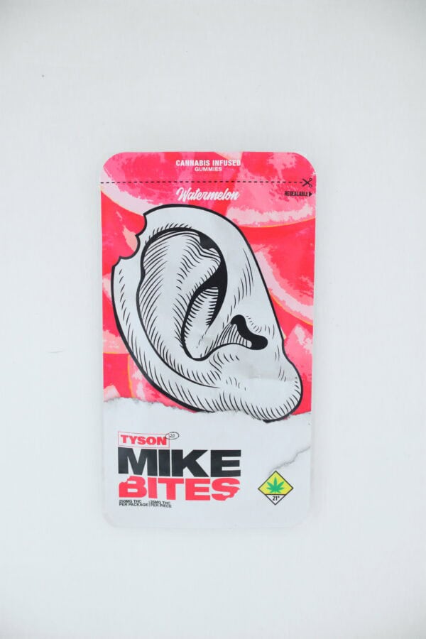 Mike Tyson watermelon THC ear gummies 250mg