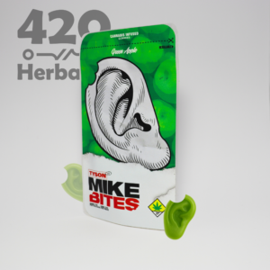 THC Mike Tyson Bites, Green Apple flavoured edibles