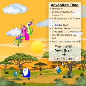 Adventure time themed Cannabis Bundle, Free delivery