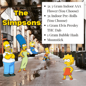 The simpsons 420 Herbalist cannabis product bundle