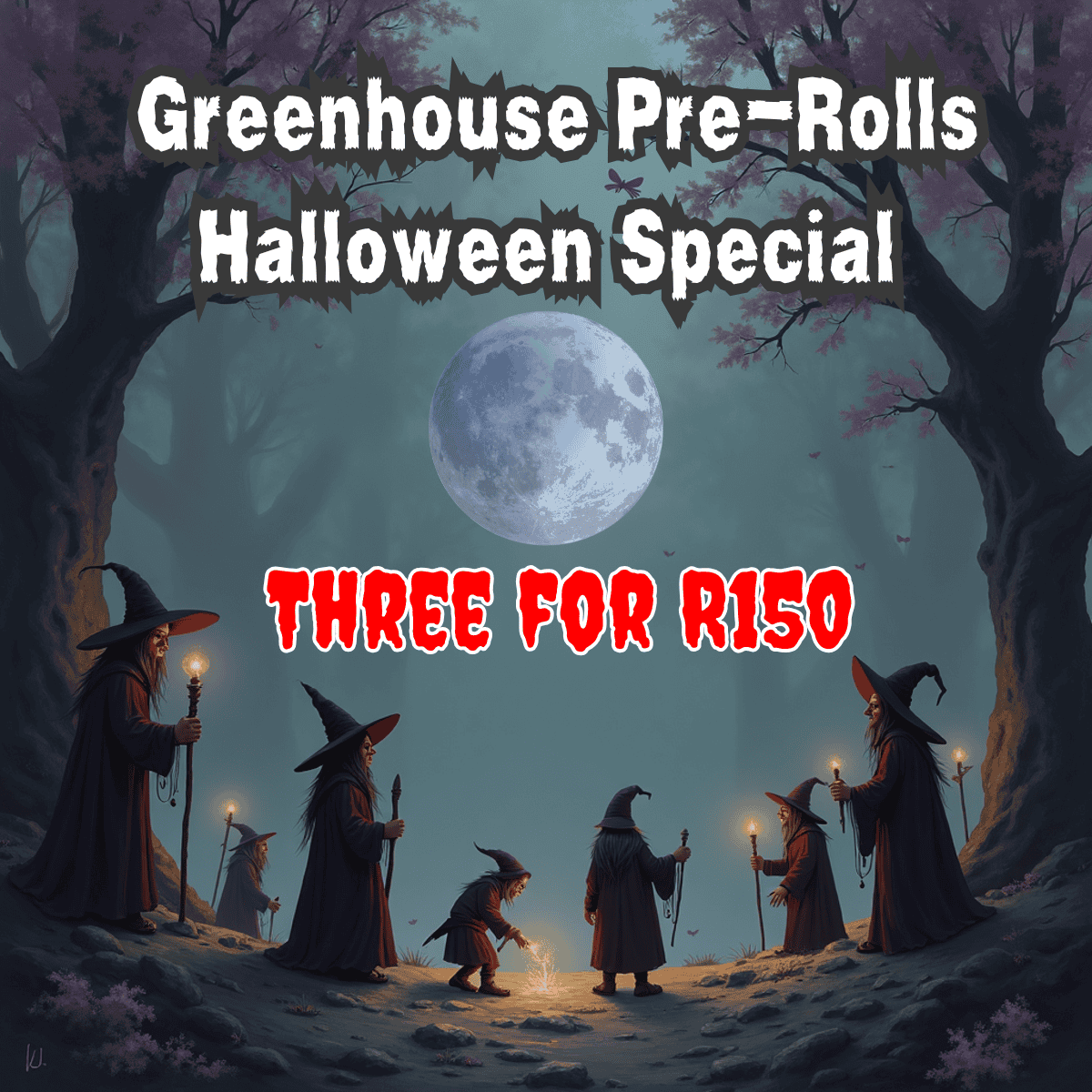 Greenhouse Halloween Pre-Roll Specials