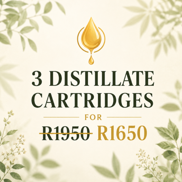 Three 1ml THC Distillate cartridges Special